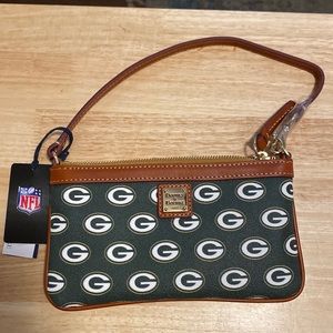 Dooney & Bourke Green Bay Packers wristlet, new with tags. Great holiday gift!